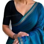 Authentic Narayanpeth 100% Pure Cotton Saree With Running Blouse Piece (Same as saree)